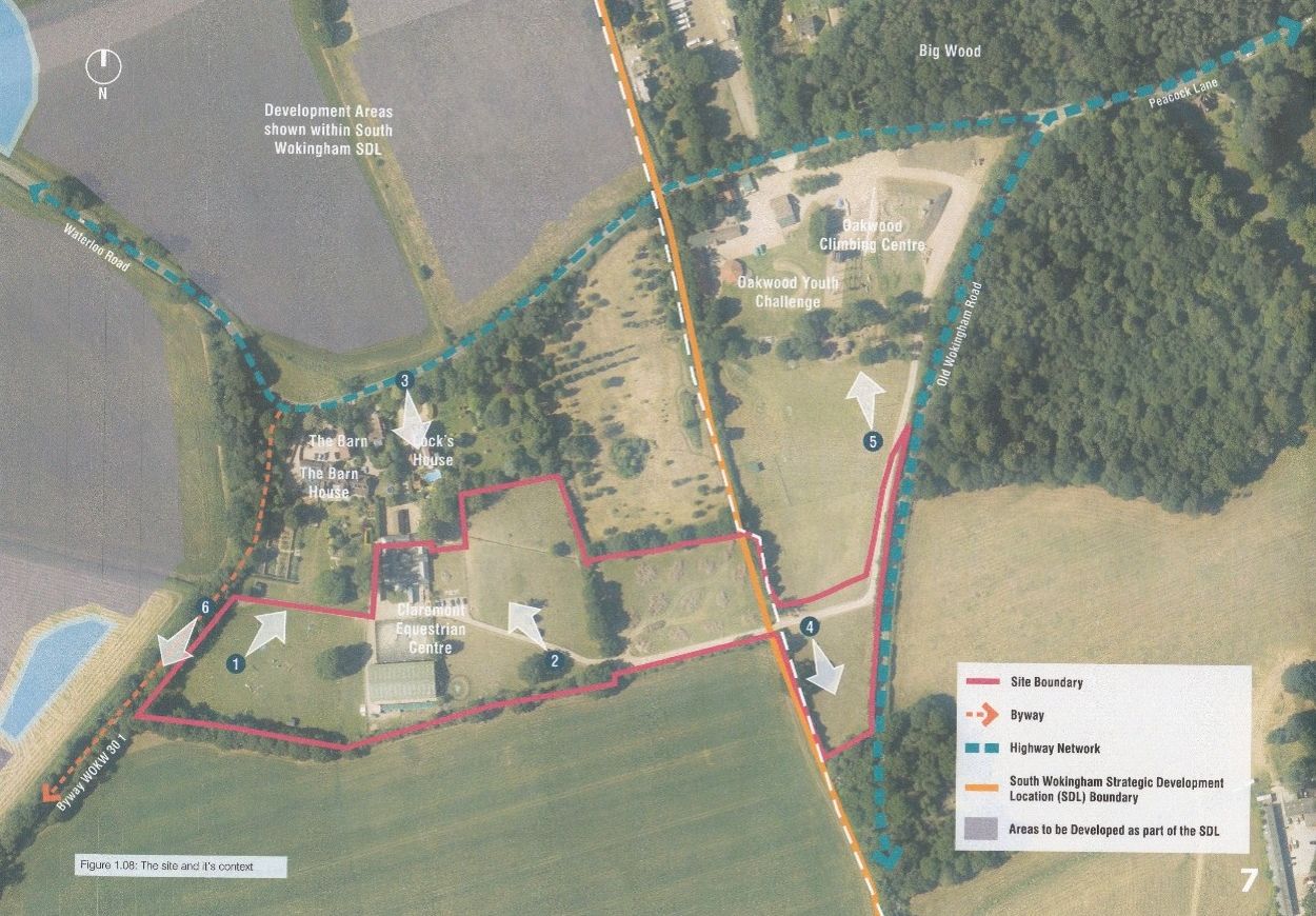 Land west of Old Wokingham Road and south of Waterloo Road